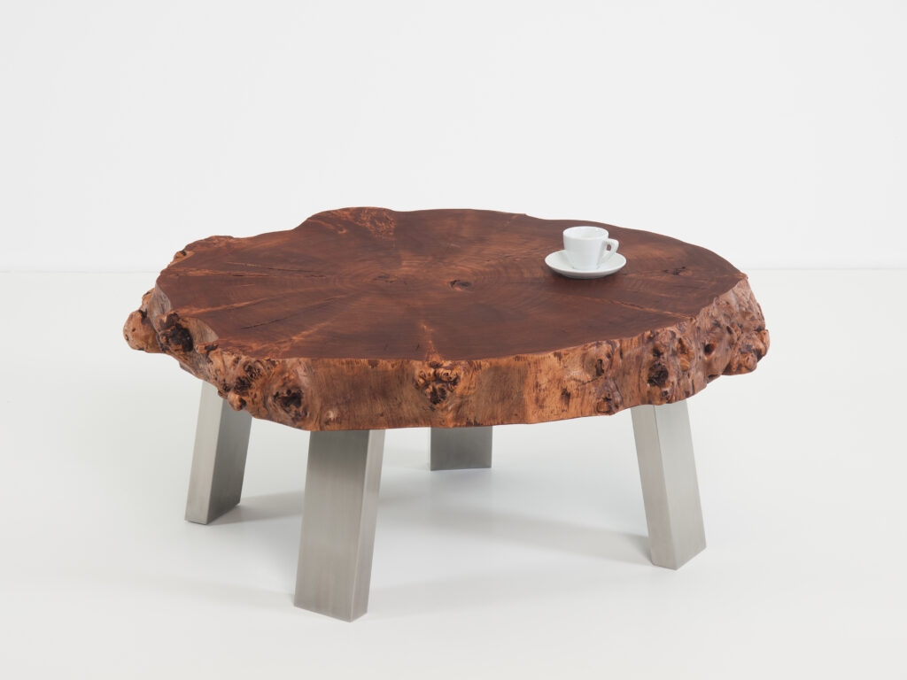 furniture design sofa coffee table wood burl walnut designer furniture with niro legs by furniture designer design by f maurer 3