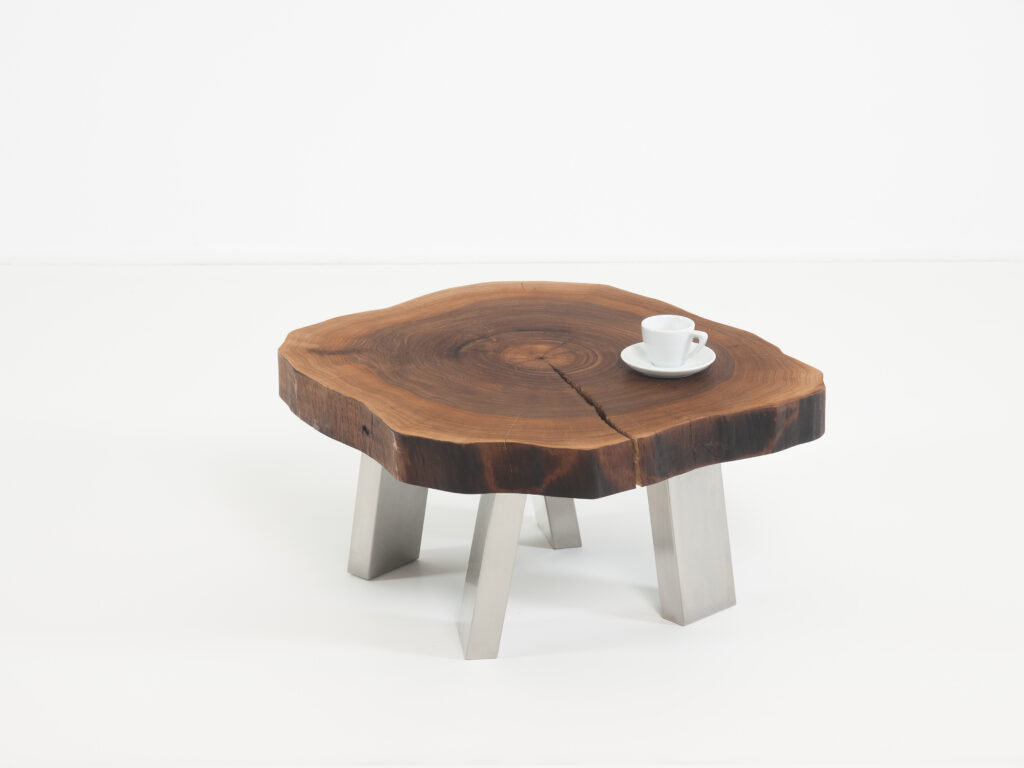 furniture design sofa wooden coffee table walnut designer furniture with niro legs by furniture designer design by f maurer 1