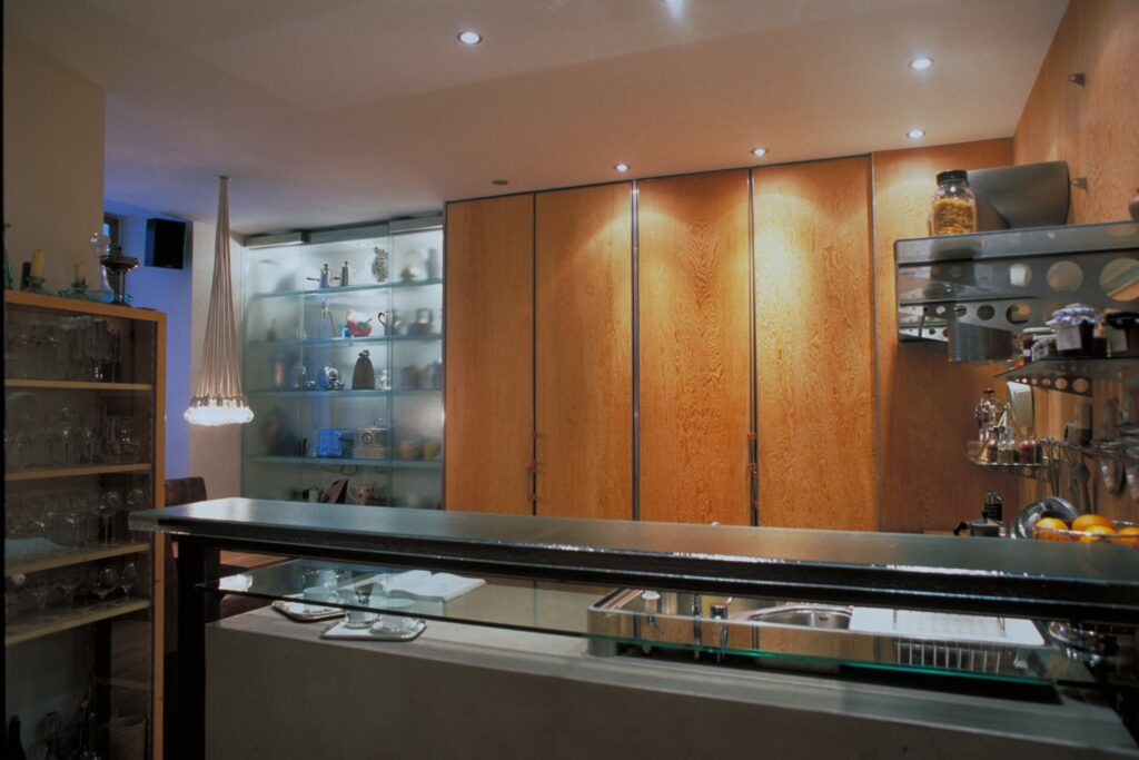 interior design interior designer apartment kitchen with wood glass sliding doors by product designer f maurer 2