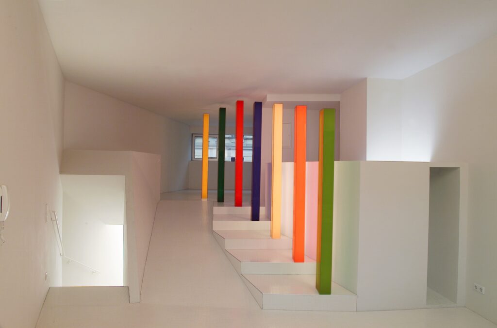 product design interior light luminaire design lamp acrylic color cube for artificial floor lamp color column1