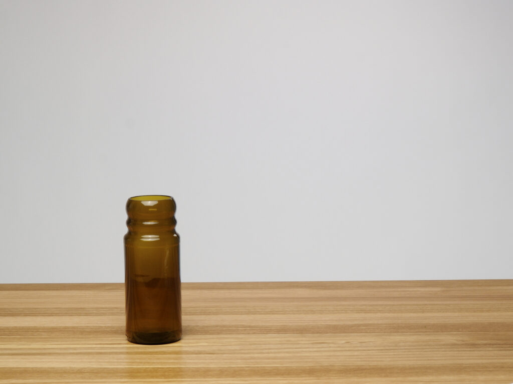 product design tableware geschenk glas blumen vase aus flaschen für designgalerie ölflaschenvase leer
