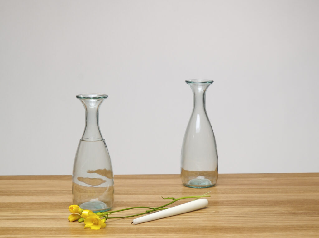 product design tableware geschenk glas blumen vasen kerzenhalter aus flaschen für designgalerie vasenset4 2