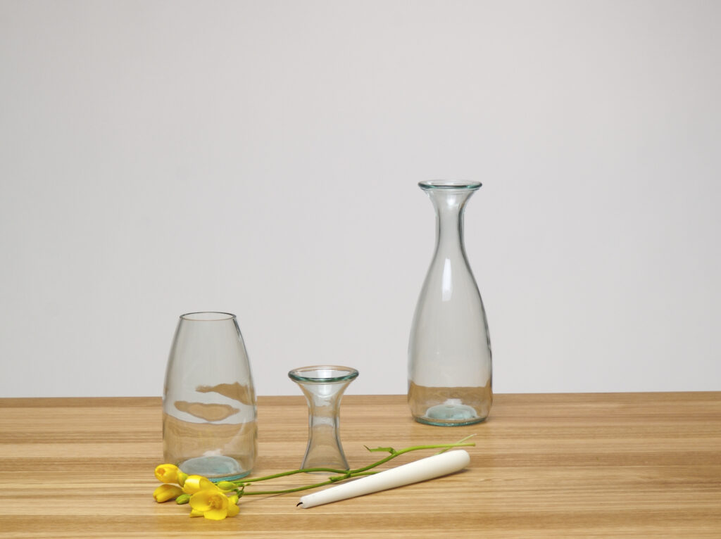product design tableware geschenk glas blumen vasen kerzenhalter aus flaschen für designgalerie vasenset4 3